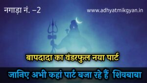 बापदादा का वण्डरफुल नया पार्ट, शिवबाबा अभी कहाँ पार्ट बजा रहे हैं?